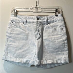 White Denim Shorts 6